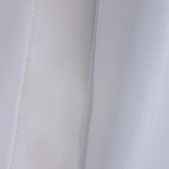 Mango Off White Flowy Button Up Shirt Size 4 - Picture 15 of 15